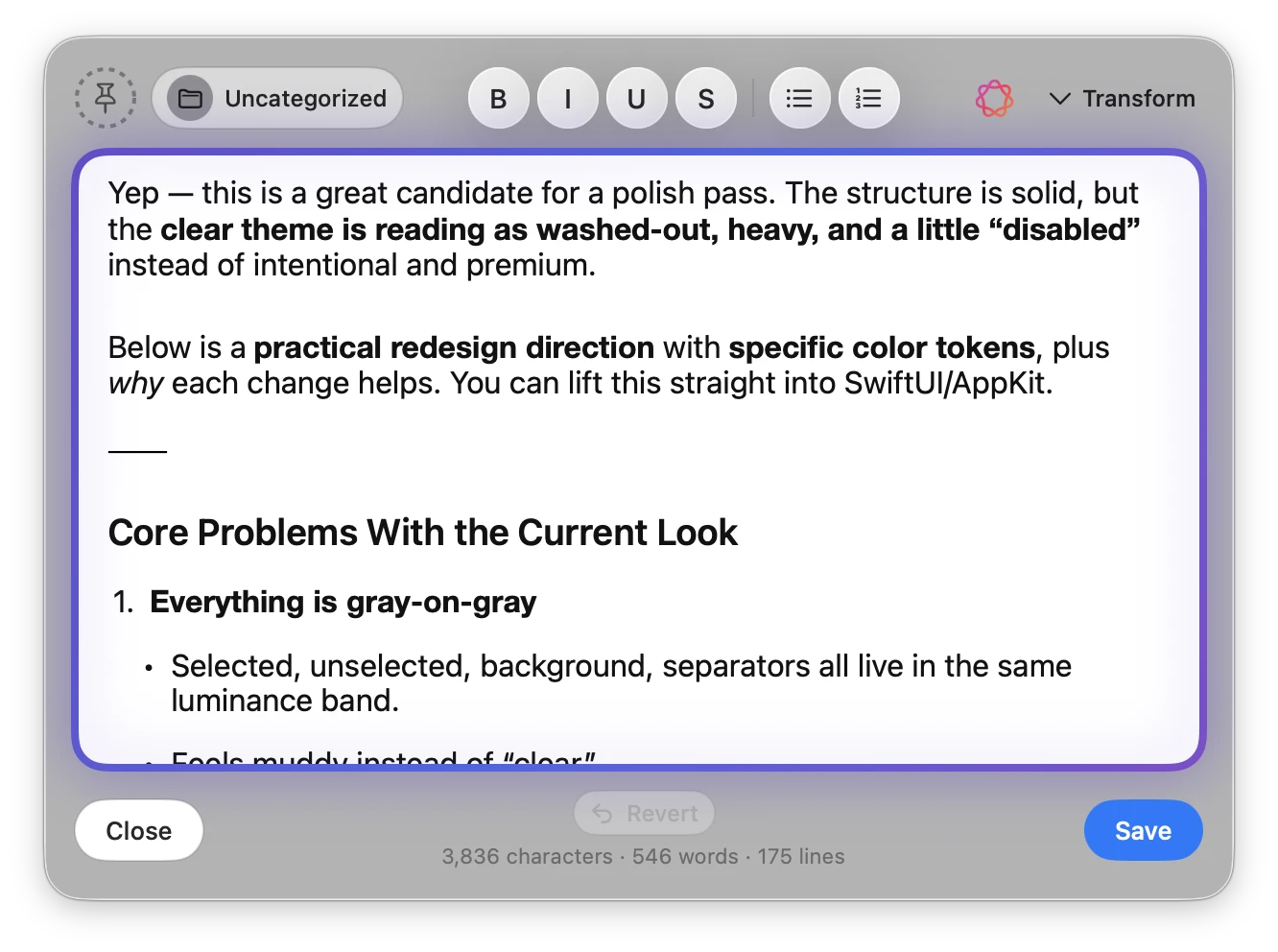 Preview and edit clips in Mac clipboard tool